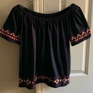 Versatile Loft Top -off the shoulder/short sleeved